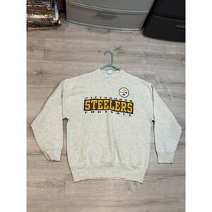 Vintage 90s Pittsburgh Steelers Football Crewneck Sweatshirt Salem‎ Sportswear L